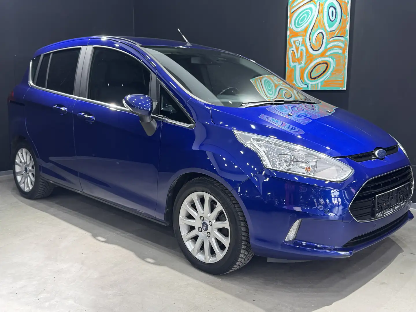 Ford B-Max Titanium*TÜV NEU*PDC*Sitzheizung*Sony* Blau - 2
