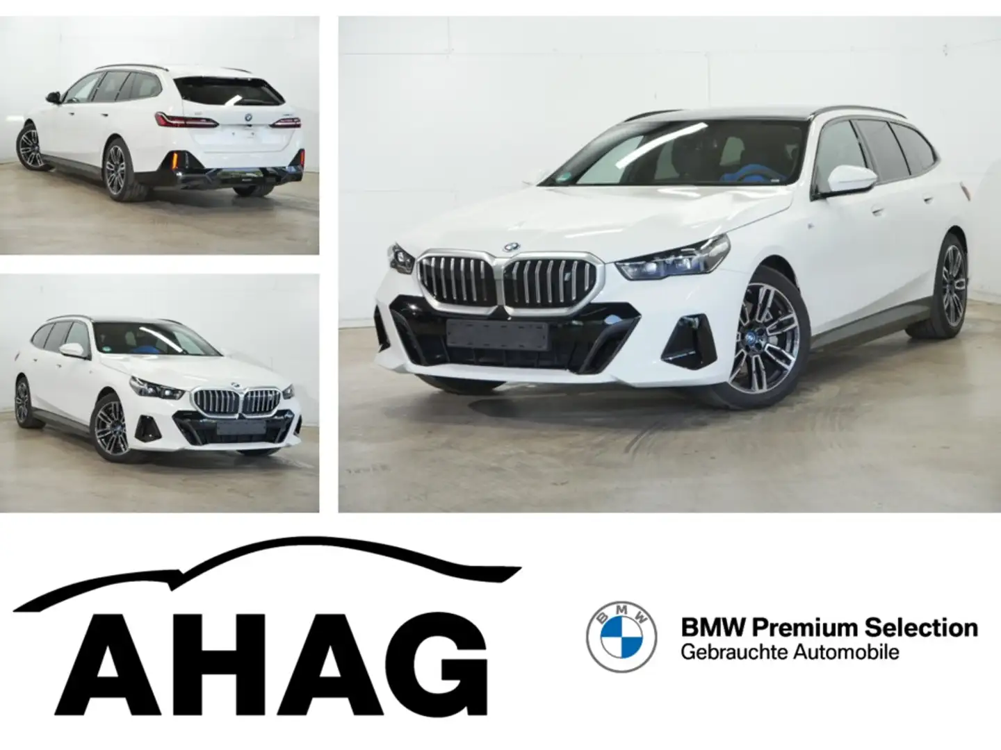 BMW i5 eDrive40 M Sportpaket Panorama Klimaaut. AHK Weiß - 1