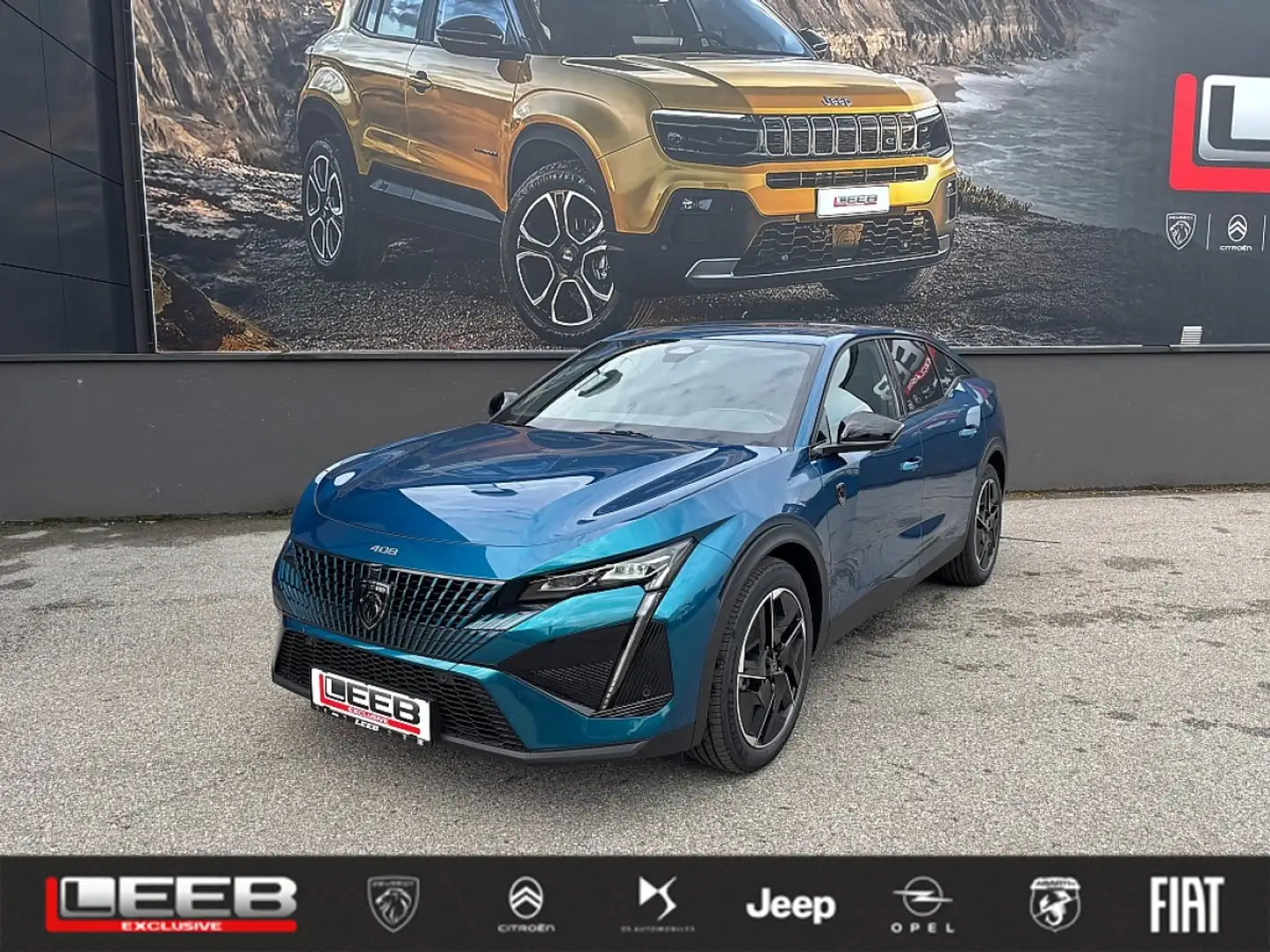 Peugeot 408 Hybrid 145 e-DCS6 GT inkl. 360° Vision Pack Blau - 1