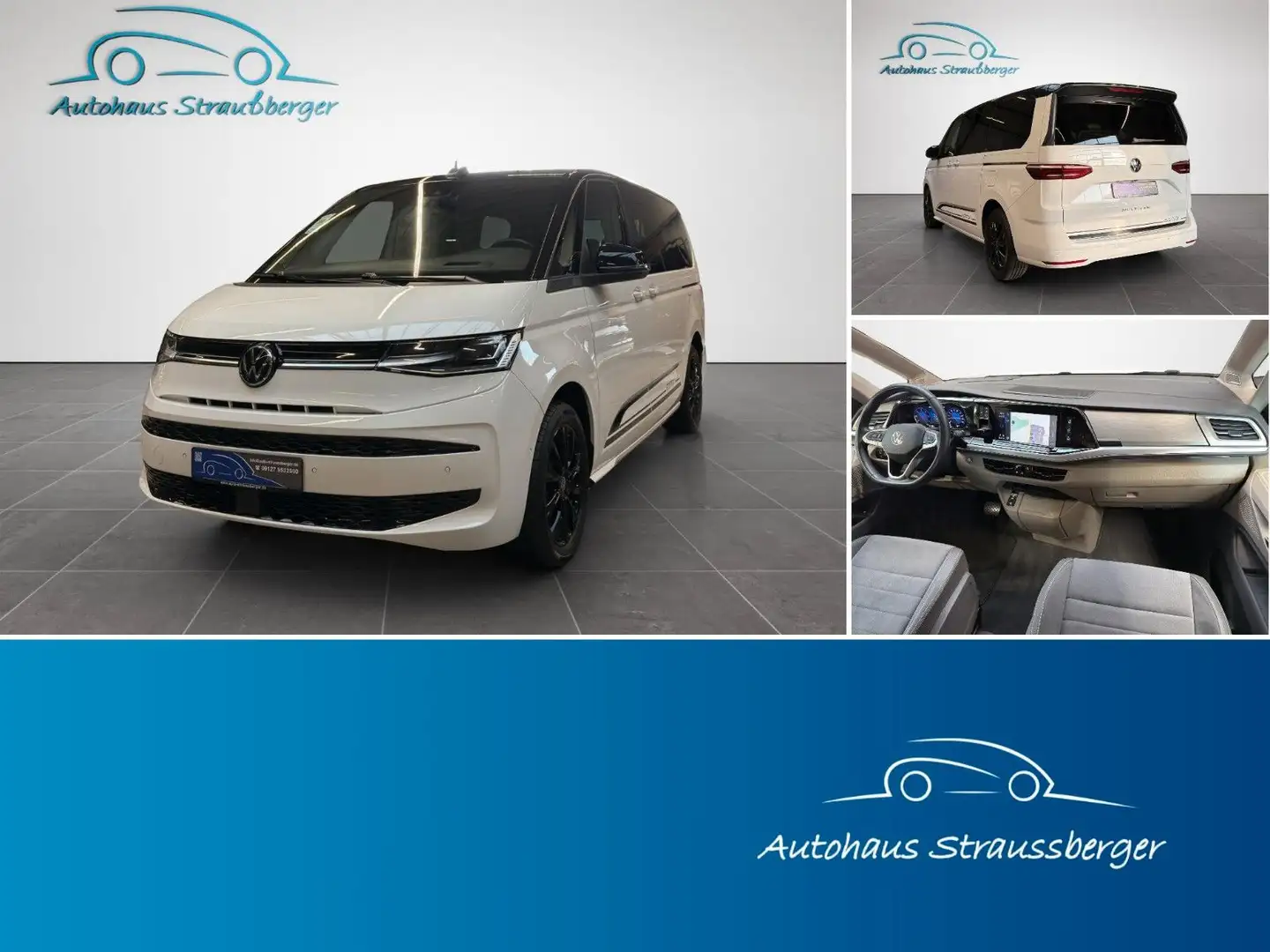 Volkswagen T7 Multivan Edition lang LÜ AHK ACC STHZ H/K RFK Blanc - 1