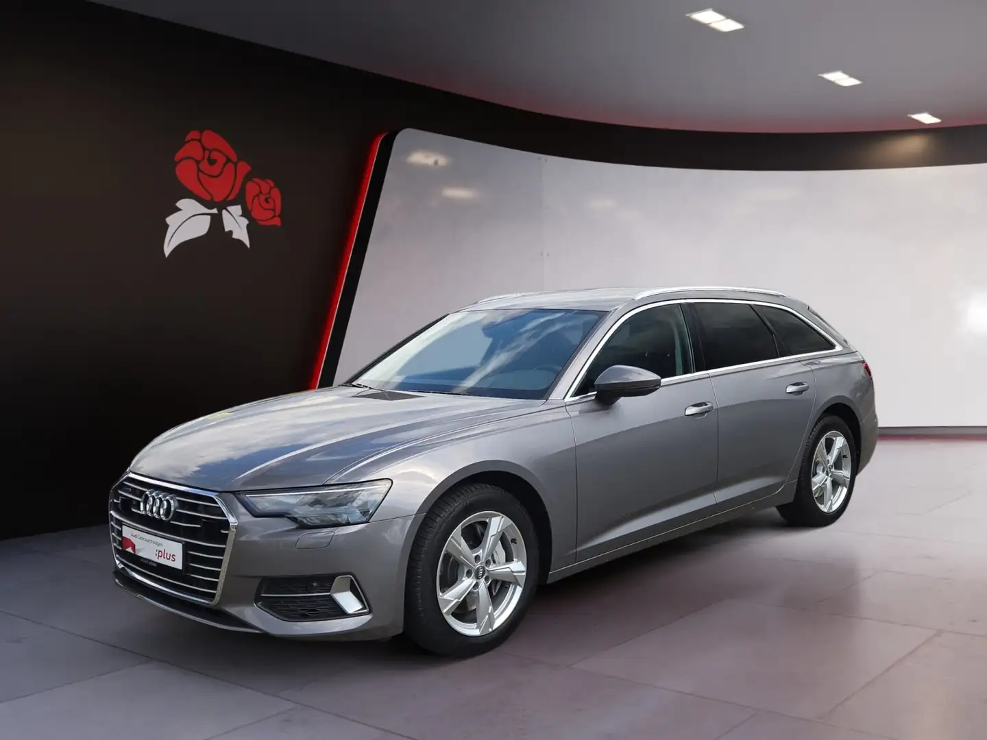 Audi A6 Avant 3.0 TDI quattro AHK LED Navi ACC Grijs - 2