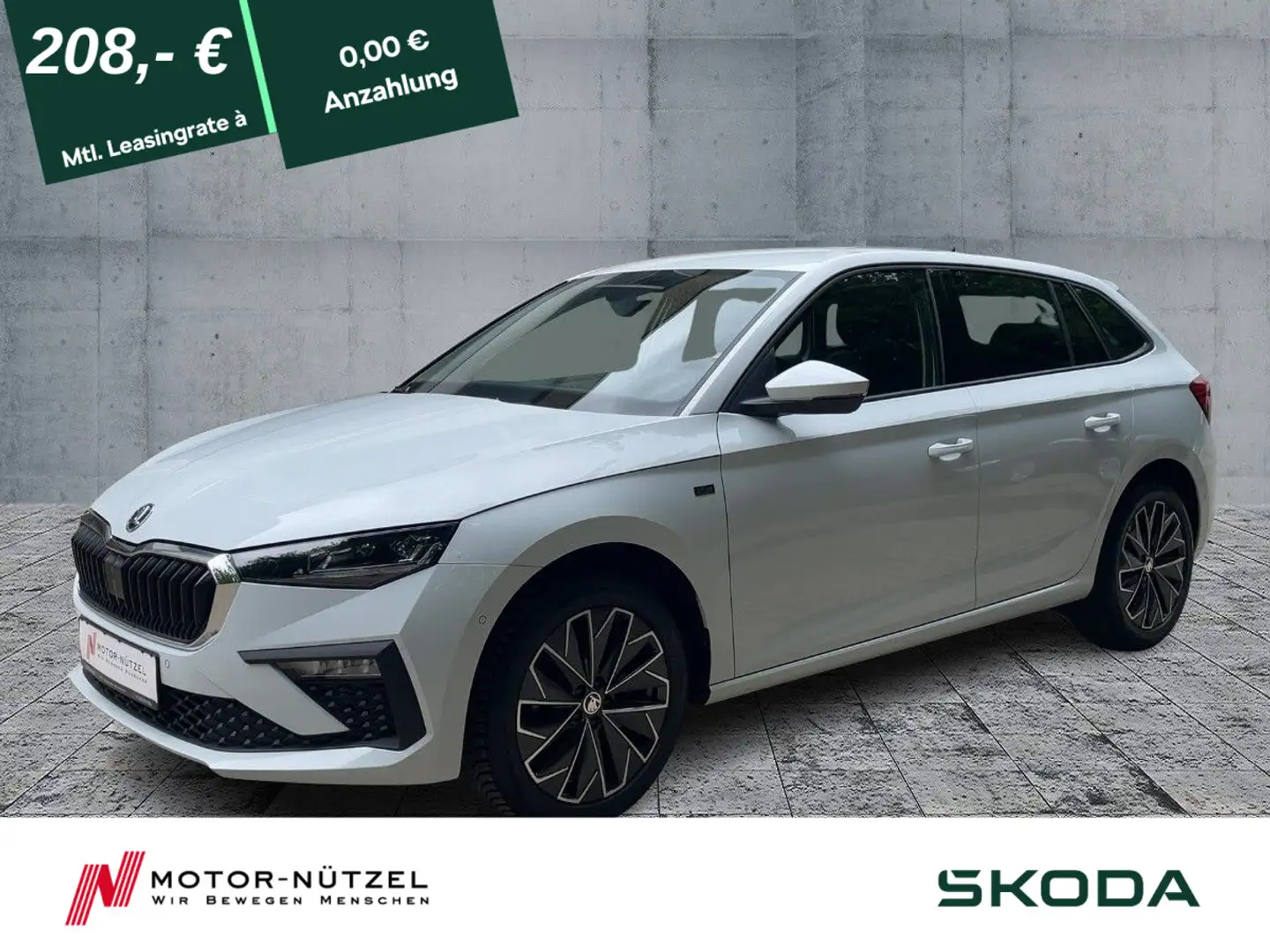 Skoda Scala 1.0 TSI SELECTION DRIVE MATRIX+NAV+PDC+17" Weiß - 1