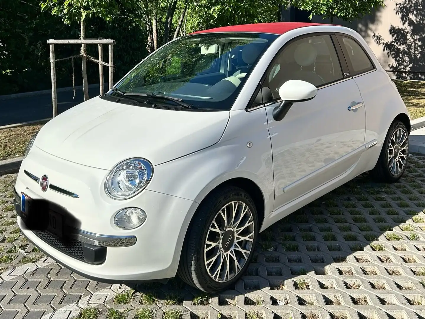 Fiat 500C 500 Cabrio 1,2 Lounge Weiß - 2