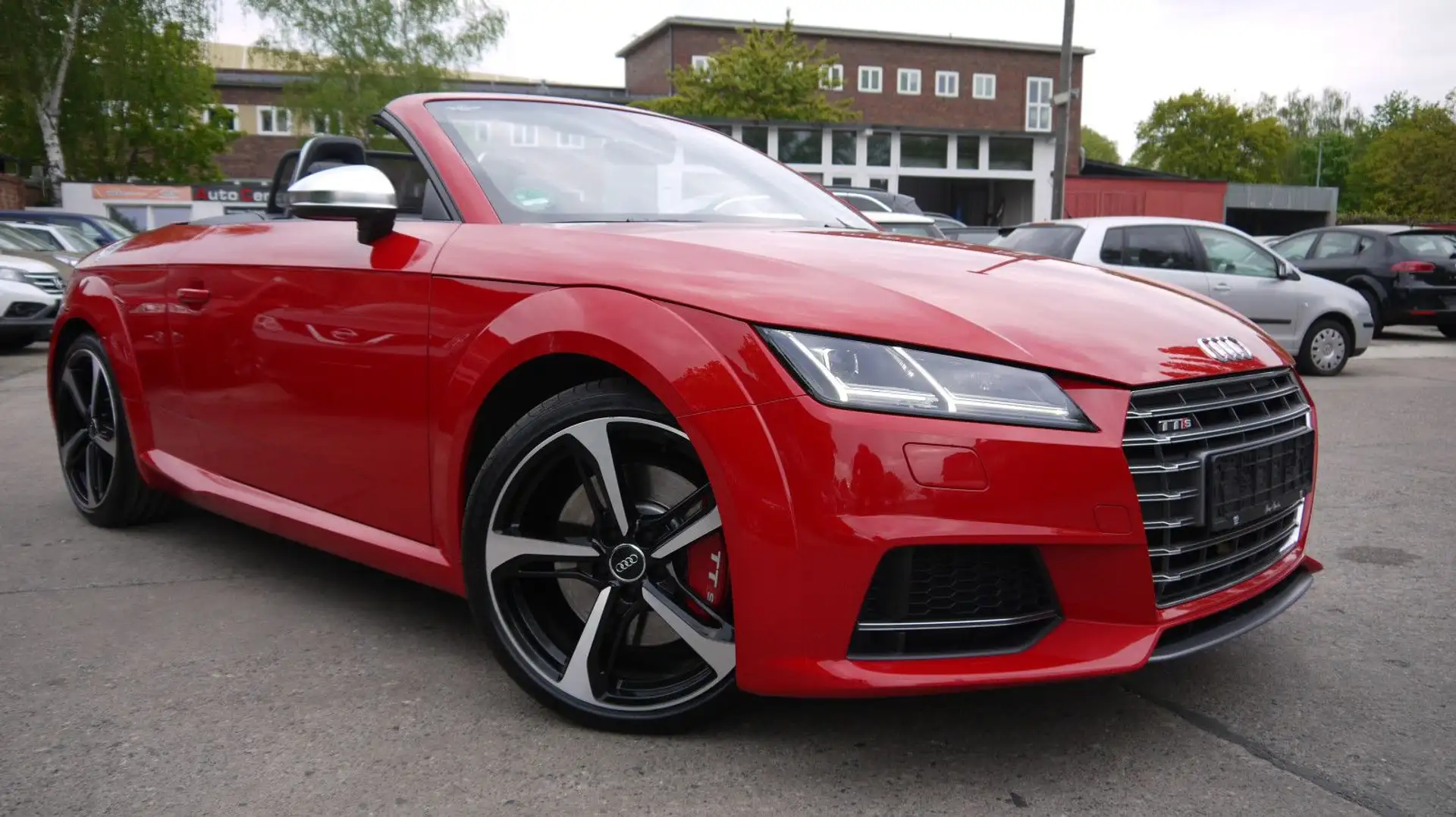 Audi TTS 2.0 TFSI Cabrio/Quattro/78.000KM Rood - 1