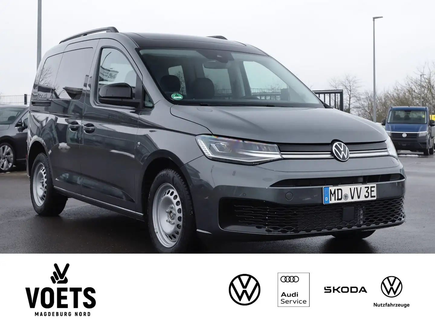 Volkswagen Caddy LIFE EDITION eHYBRID PANO+LED+APP+ZV+RFK Gris - 2