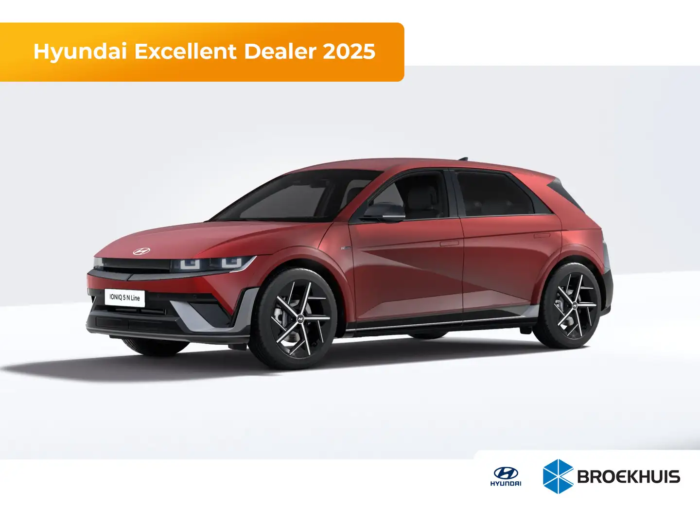 Hyundai IONIQ 5 N Line Business 84 kWh € 1500,- korting !! | Achte Червоний - 1