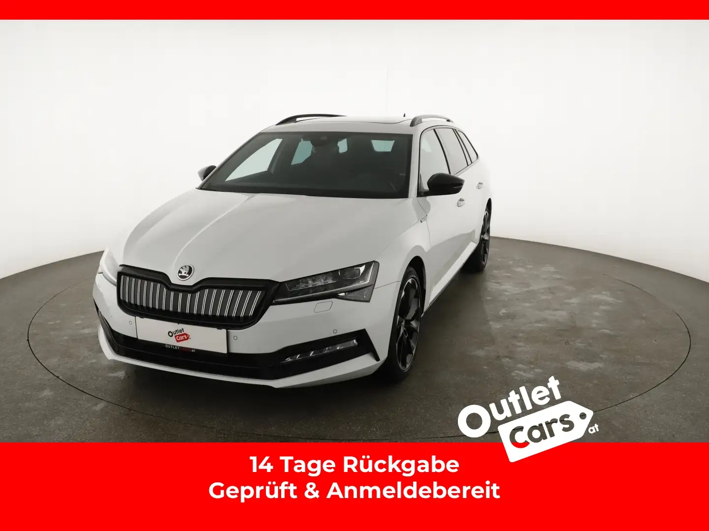 Skoda Superb Combi 1.4 TSI iV Sportline MATRIX+LED+RFK Weiß - 1