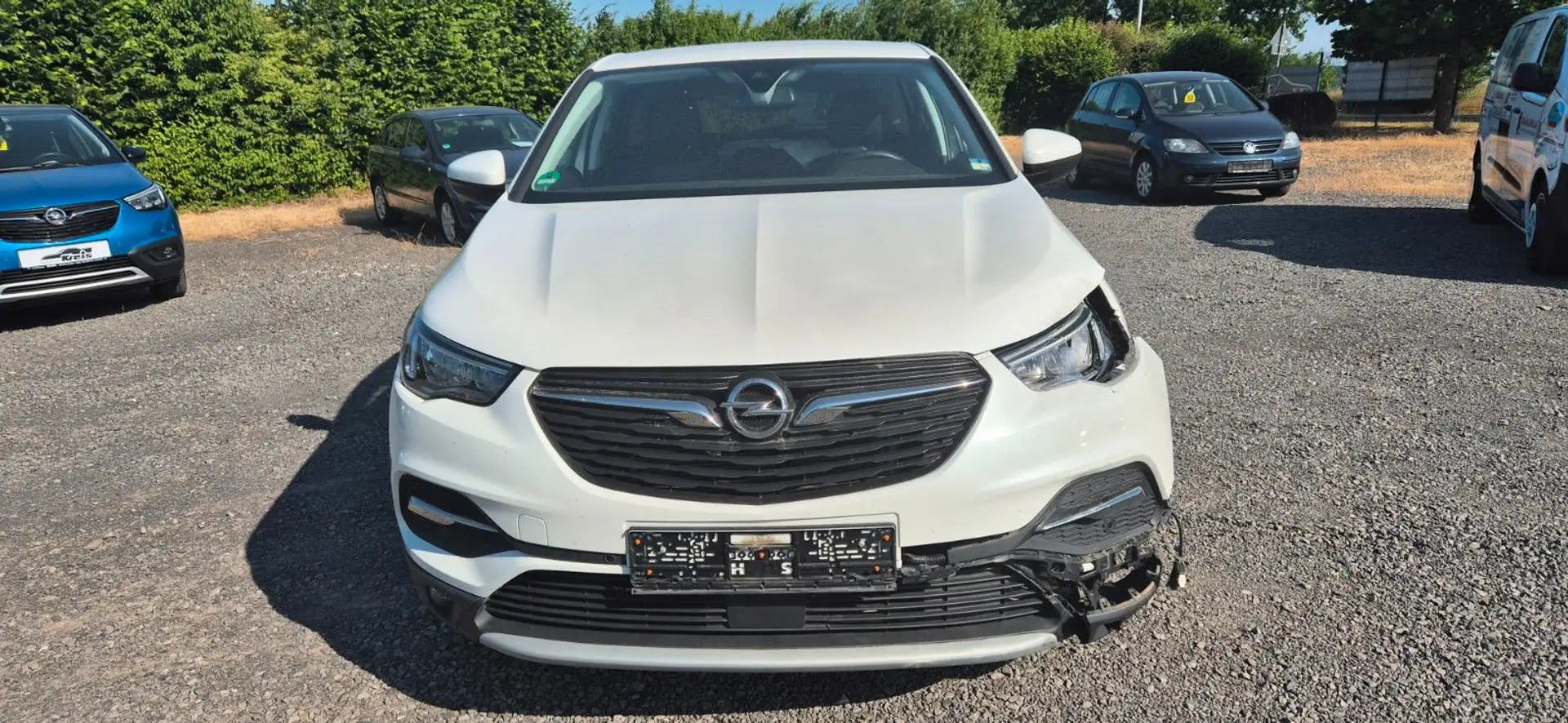 Opel Grandland X Grandland  Dynamic AHK Winterpaket Unfallwagen Weiß - 2