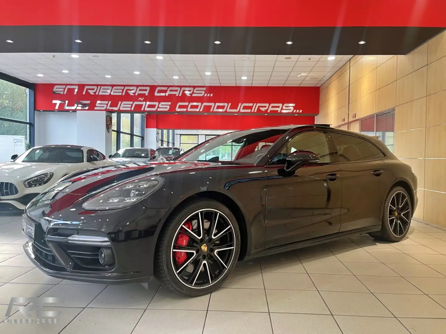 Porsche Panamera Turbo Sport Turismo Noir - 1