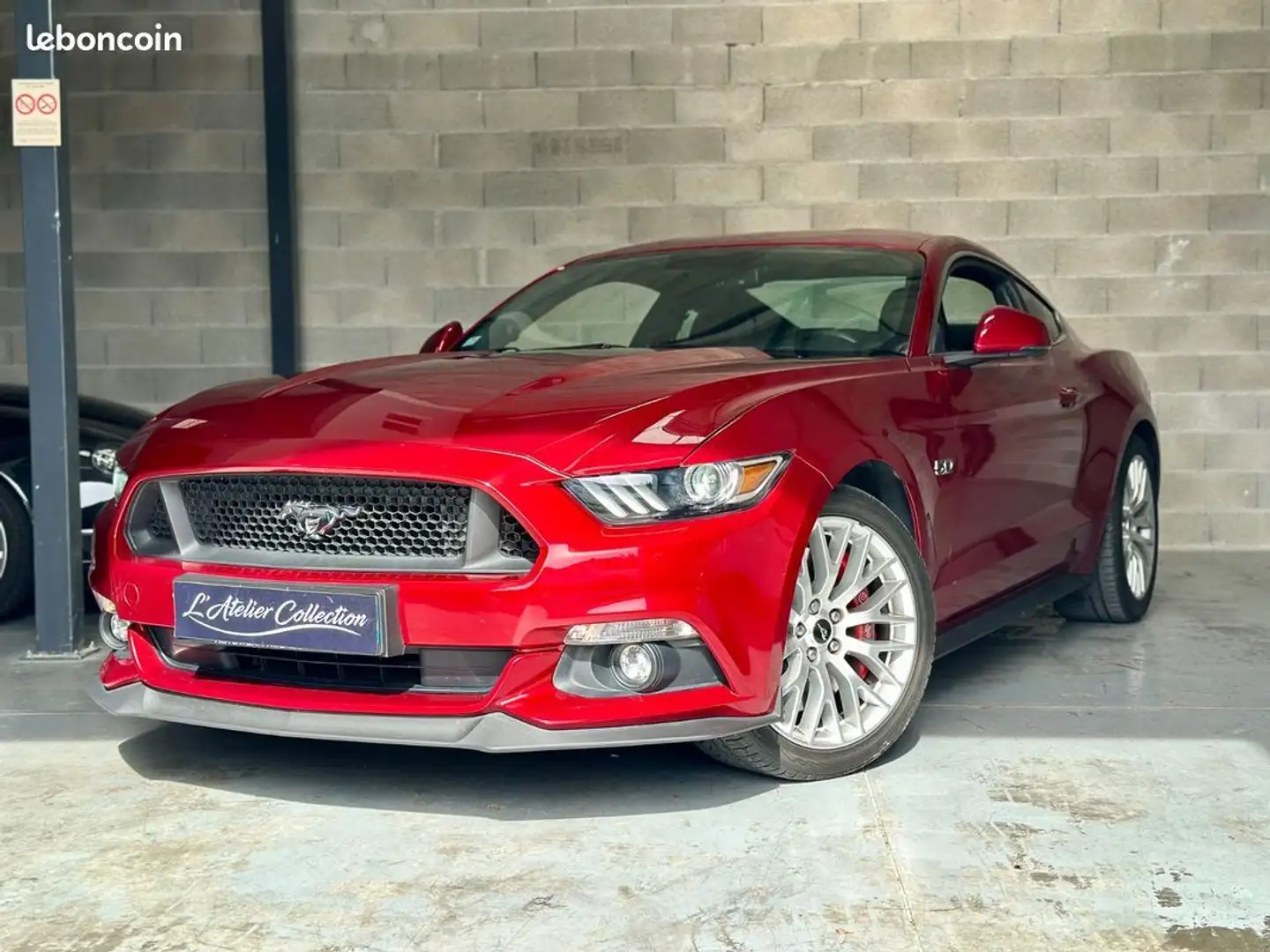 Ford Mustang GT 5.0 PACK PREMIUM CAMERA DE RECUL SIEGES ELECTRIQUES GARANTIE 12 MOIS Rouge - 1