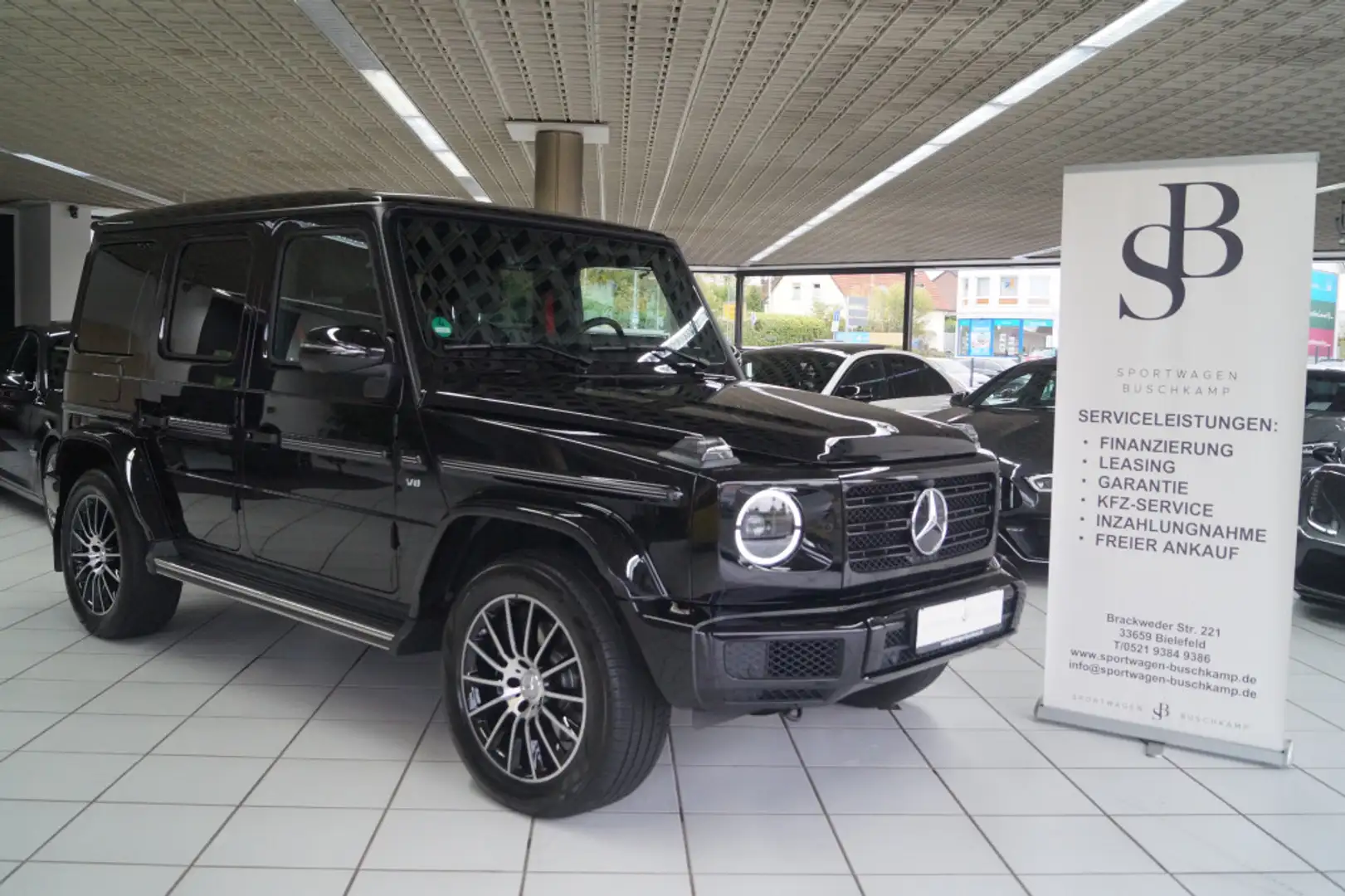 Mercedes-Benz G 500 AMG-Line DISTRONIC+ 360° 2xTV NIGHT-PAKET Schwarz - 1