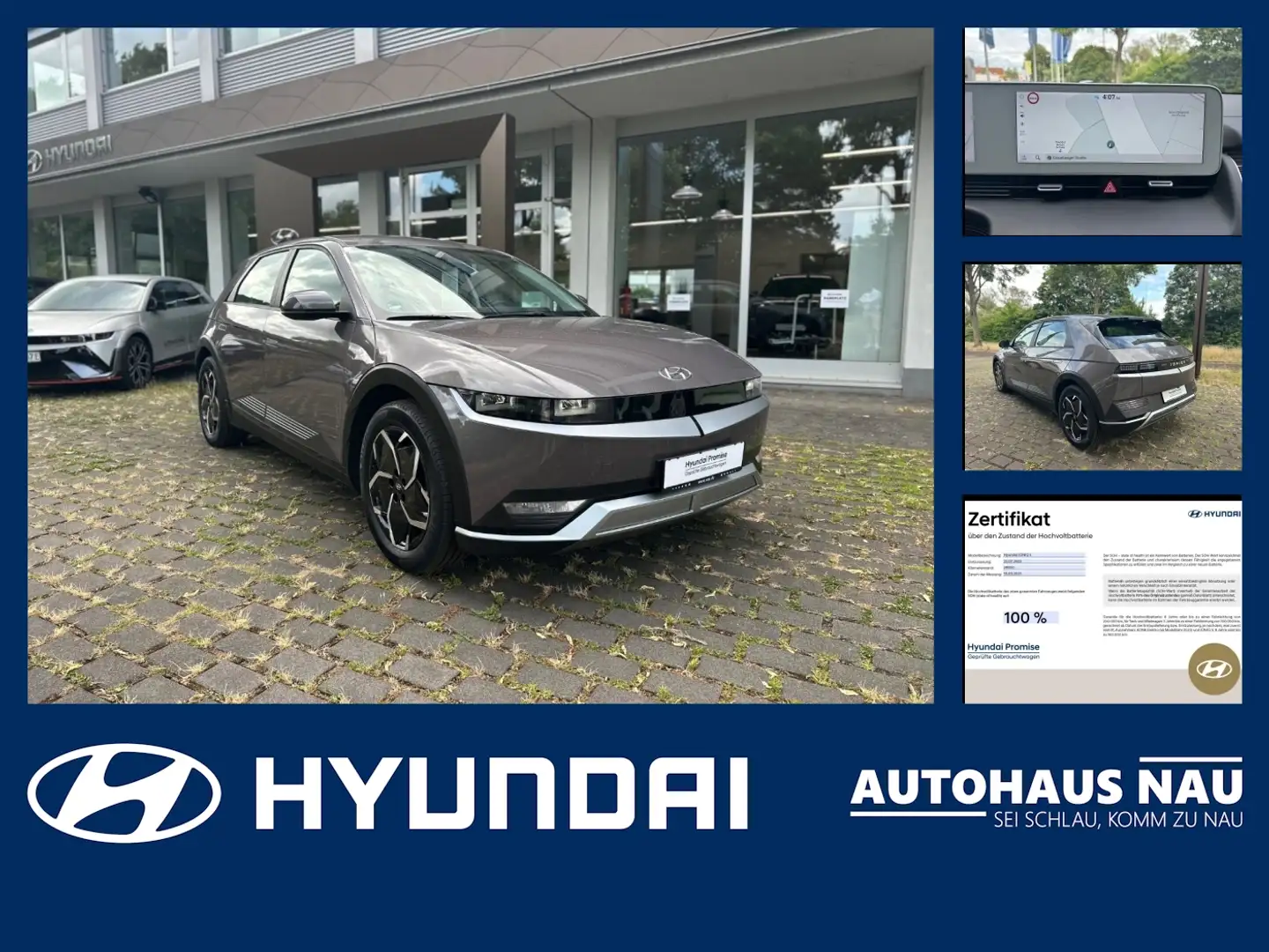 Hyundai IONIQ 5 wenig Kilometer Navi, Wärmepumpe, LED Bruin - 1