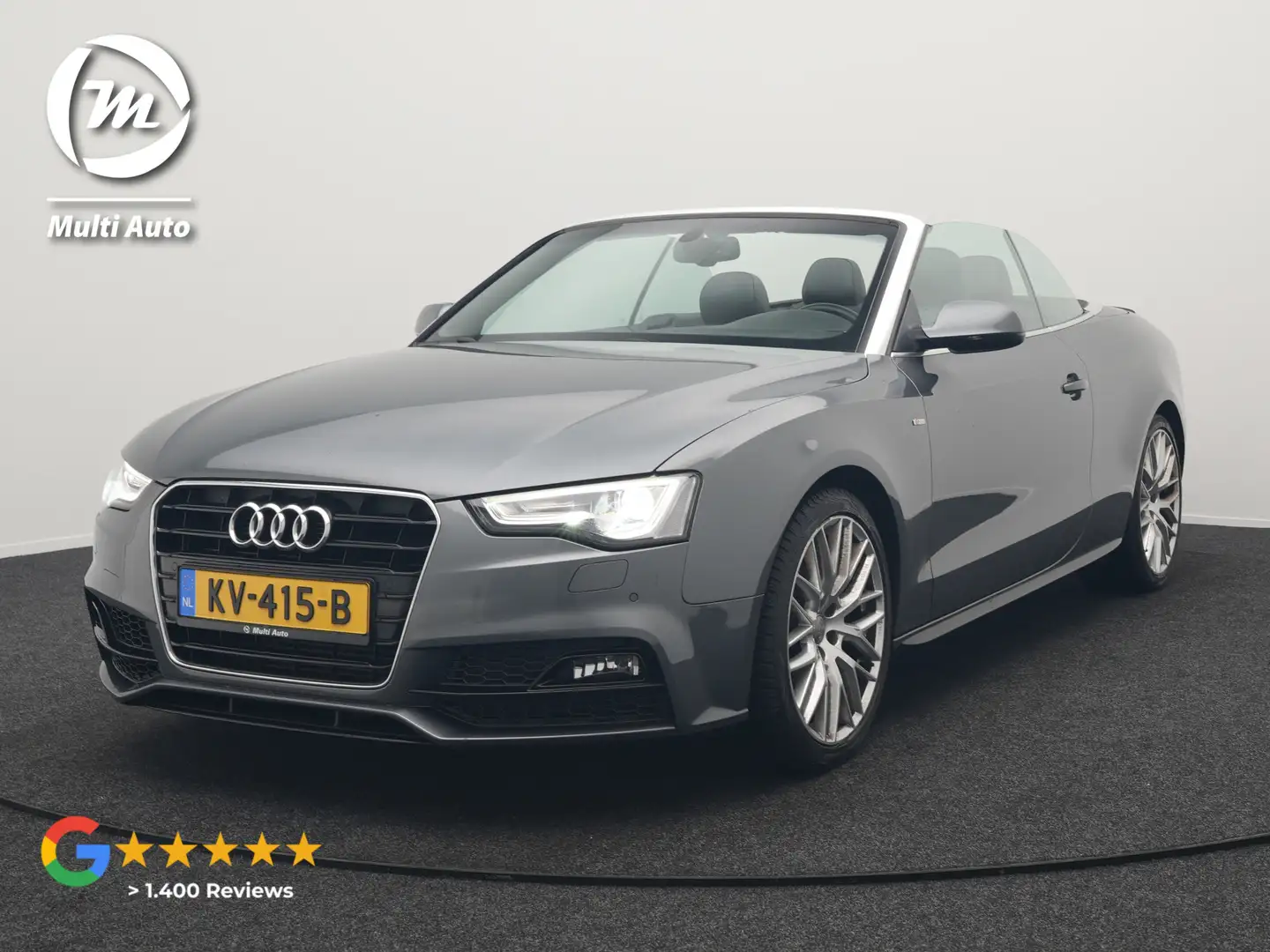 Audi A5 Cabriolet 1.8 TFSI S Line Automaat 177pk Dealer O. Grijs - 1