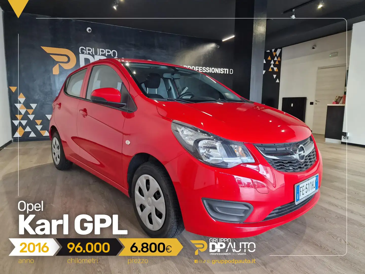 Opel Karl 1.0 N-Joy Gpl 73cv Červená - 1