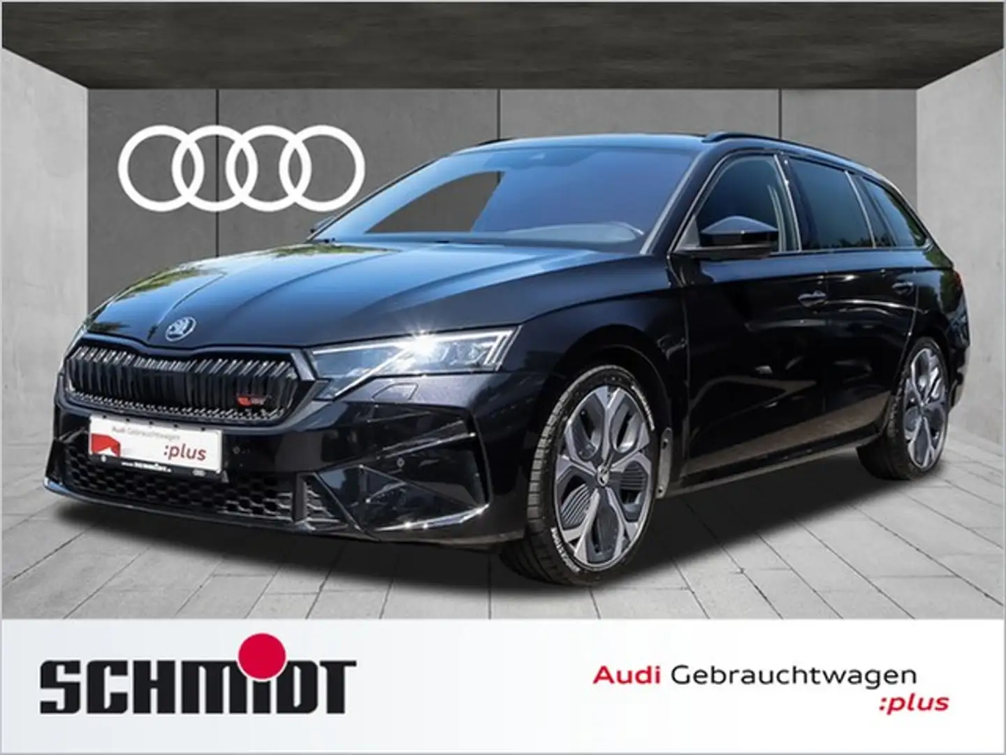 Skoda Octavia Combi RS LM19 Matrix LED AHK ACC Negro - 1