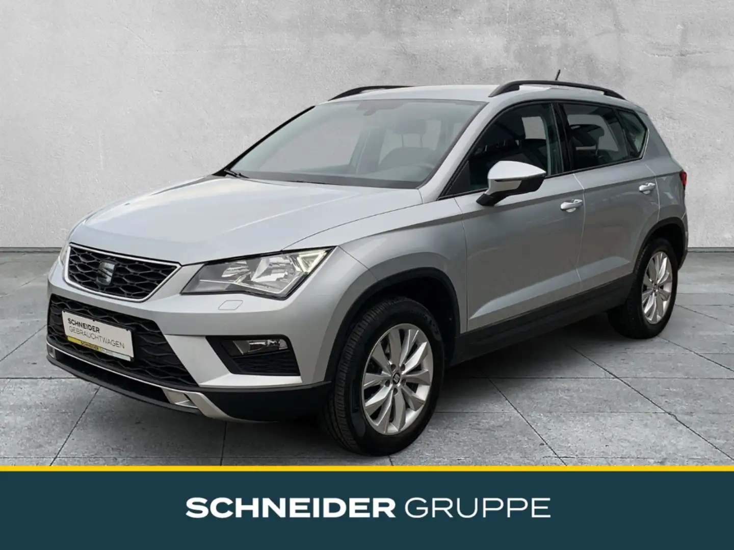 SEAT Ateca Style 1.4 TSI 4Drive NAVI+SHZ+LED Silber - 1