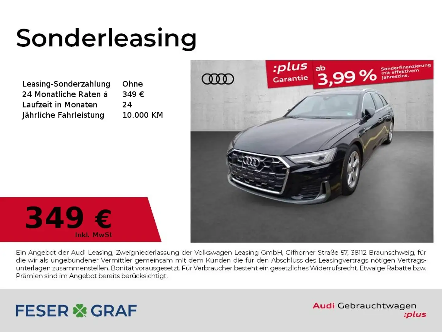 Audi A6 Avant 40 TDI qu.S-line Stronic,Matrix,ACC,Pano,Mem Schwarz - 1