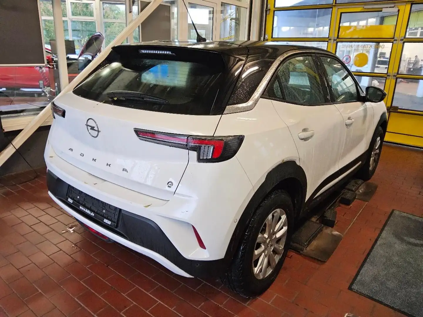 Opel Mokka-E Edition 11 kW,Klima,PDC,RFK,Allwetter Blanc - 2