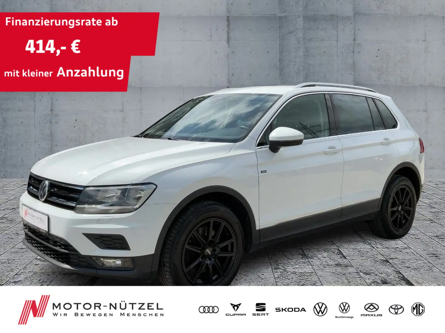 Volkswagen Tiguan 2.0 TSI 4M DSG JOIN NAV+ACC+SHZ+2xPDC+17" Blanc - 1