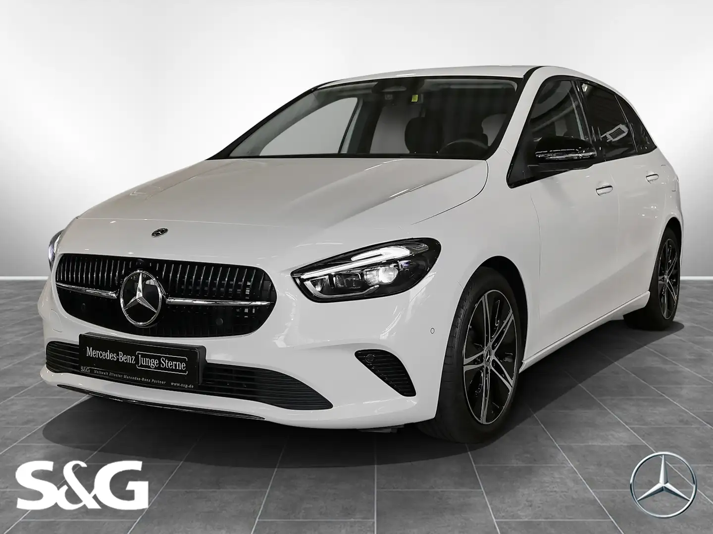 Mercedes-Benz B 200 AHK+TOTWINKEL+MEMORY+360°+KEYLESS+LED+18" Weiß - 1