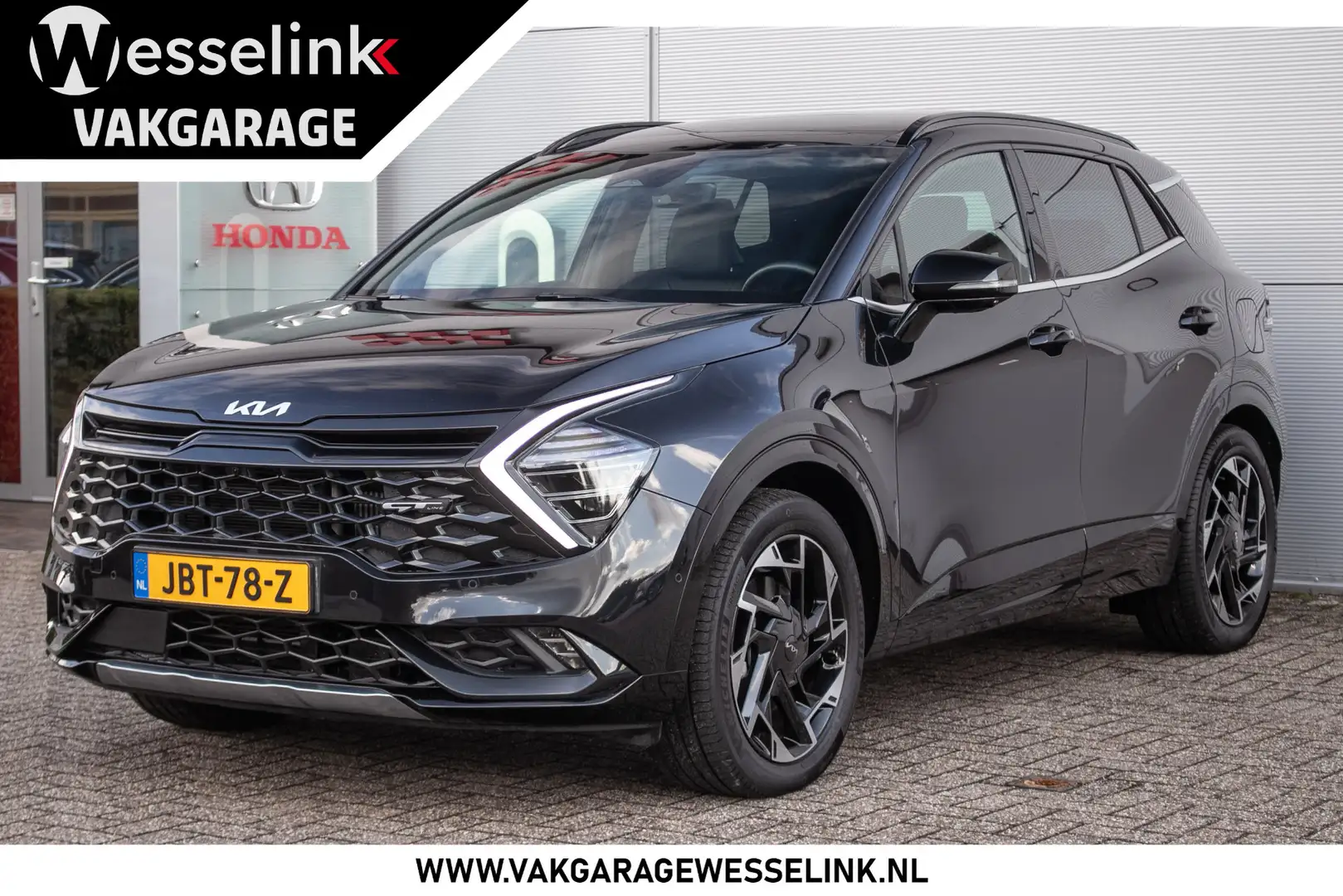 Kia Sportage 1.6 T-GDi Plug-in Hybrid AWD GT-PlusLine - pano sc Zwart - 1
