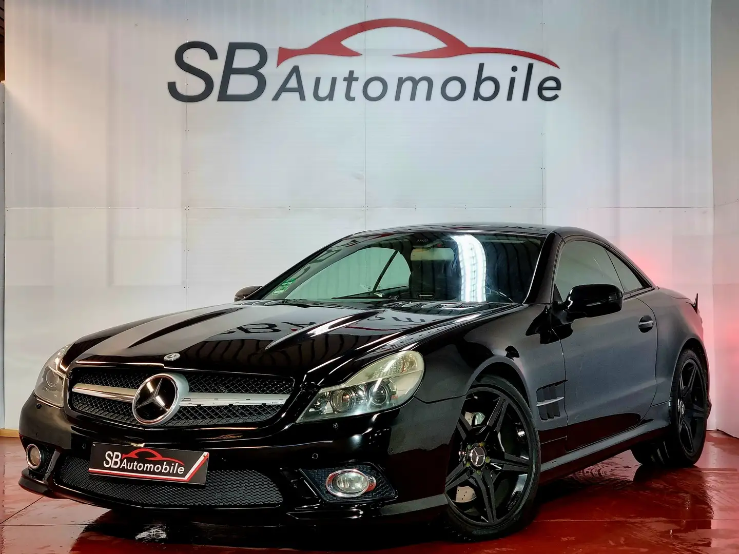 Mercedes-Benz SL 500 AMG*CABRIOLET*BI-XENON*CUIR*GPS*GARANTIE 12M* Noir - 2