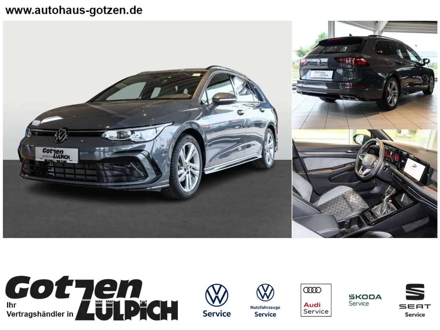 Volkswagen Golf Variant Golf VIII Variant R-Line 1.5 TSI Navi AHK IQ.LIGHT Grau - 1
