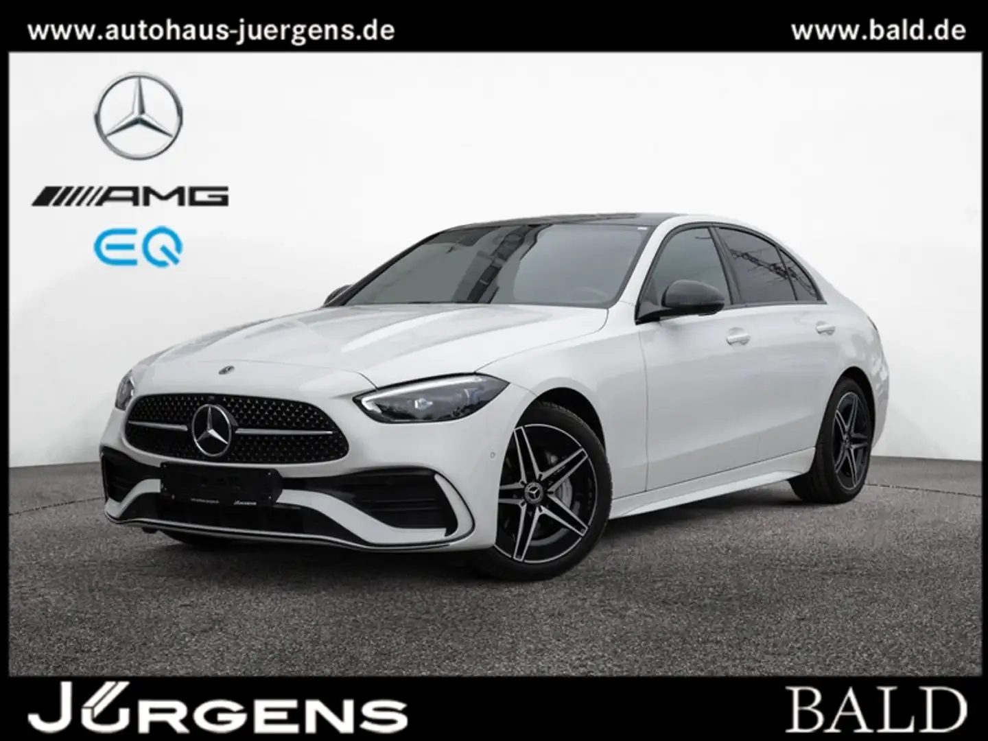 Mercedes-Benz C 220 d AMG-Sport/DIGITAL/360/Pano/Night/Distr/ Weiß - 1