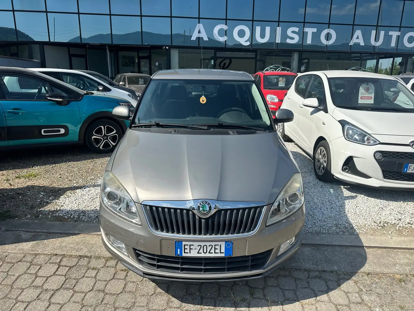 Skoda Fabia Fabia II 2007 Berlina 1.2 tsi 86cv Grigio - 1