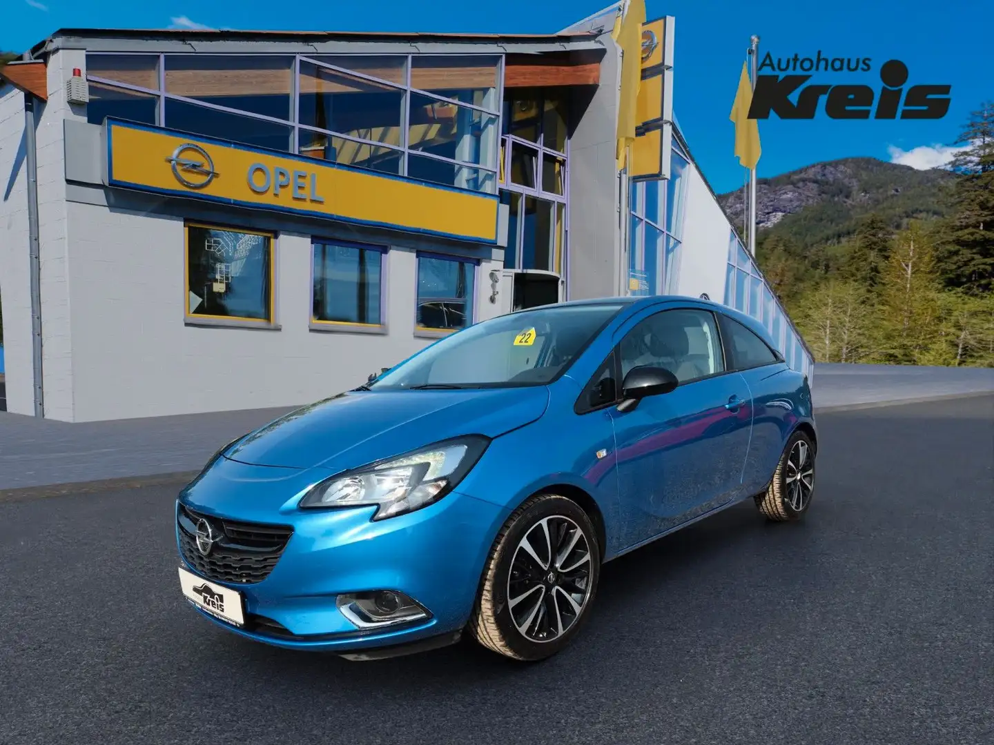 Opel Corsa E 1.4 Color Edition  SHZ LHZ ACA Intelli Blauw - 1