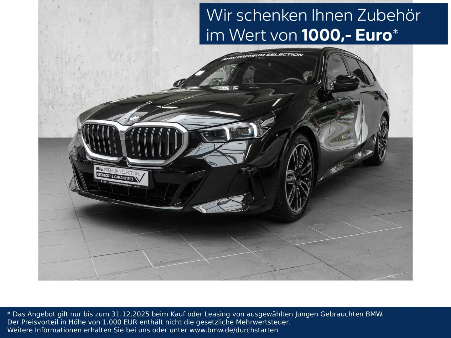 BMW 520 d Tour M Sport Finanzrate ab 2,99% LHz DA+ H&K PA Negro - 1