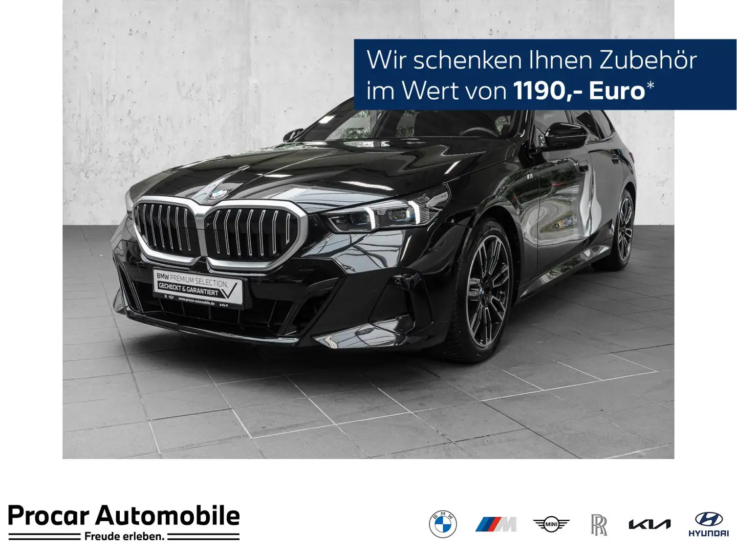 BMW 520 d Tour M Sport Finanzrate ab 2,99% LHz DA+ H&K PA Noir - 1