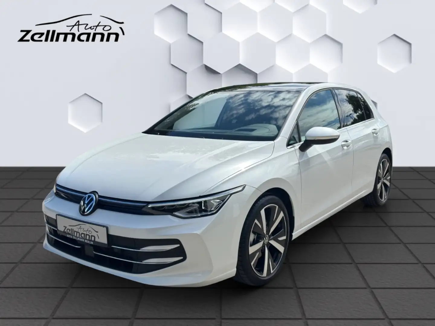 Volkswagen Golf Style 1.5l eTSI DSG el. Panodach AhK el Navi HUD Blanco - 1