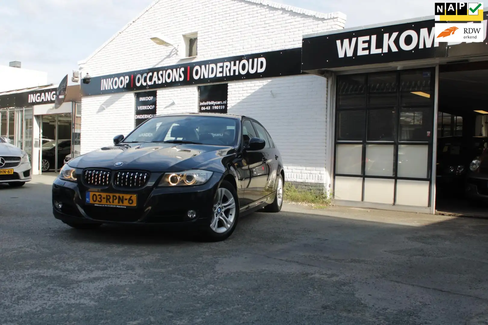 BMW 318 3-serie 318i Business Line | Airco | Elec ramen | Schwarz - 1