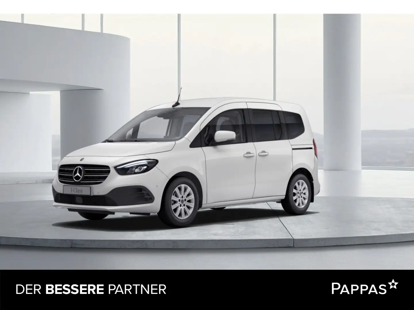 Mercedes-Benz T-Klasse T 160 d Standard PTS Navi Cam LED AHK Weiß - 1