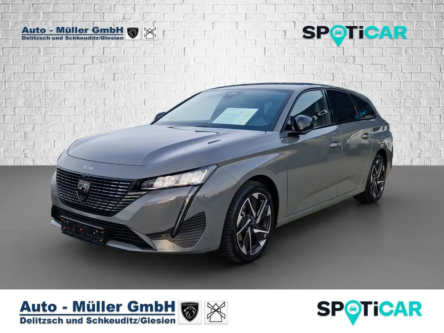 Peugeot 308 SW Hybrid 145 DSC6 Allure/Navi/LED Gris - 1