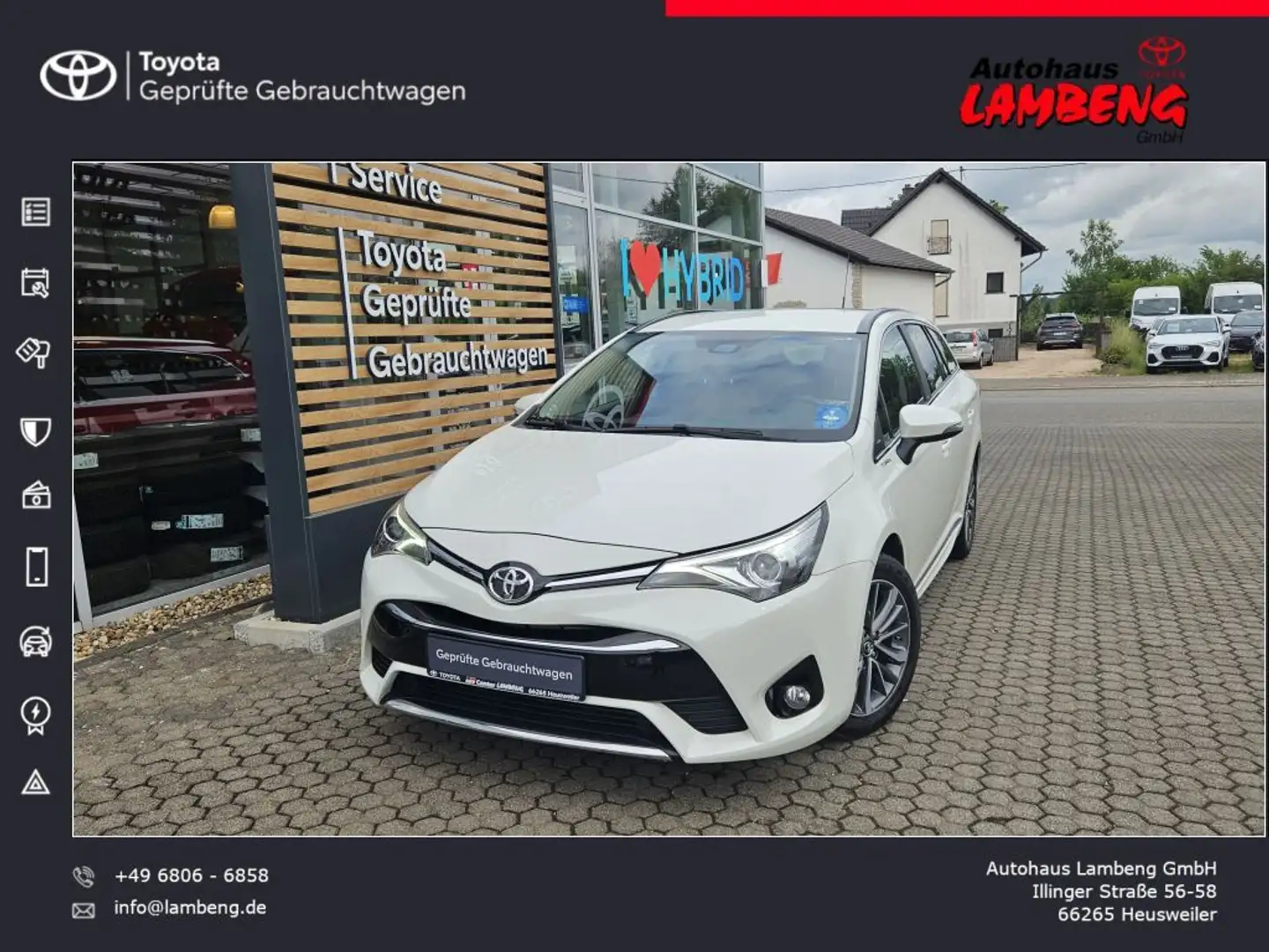 Toyota Avensis Touring Sports 1.8 Edition S+ Weiß - 1
