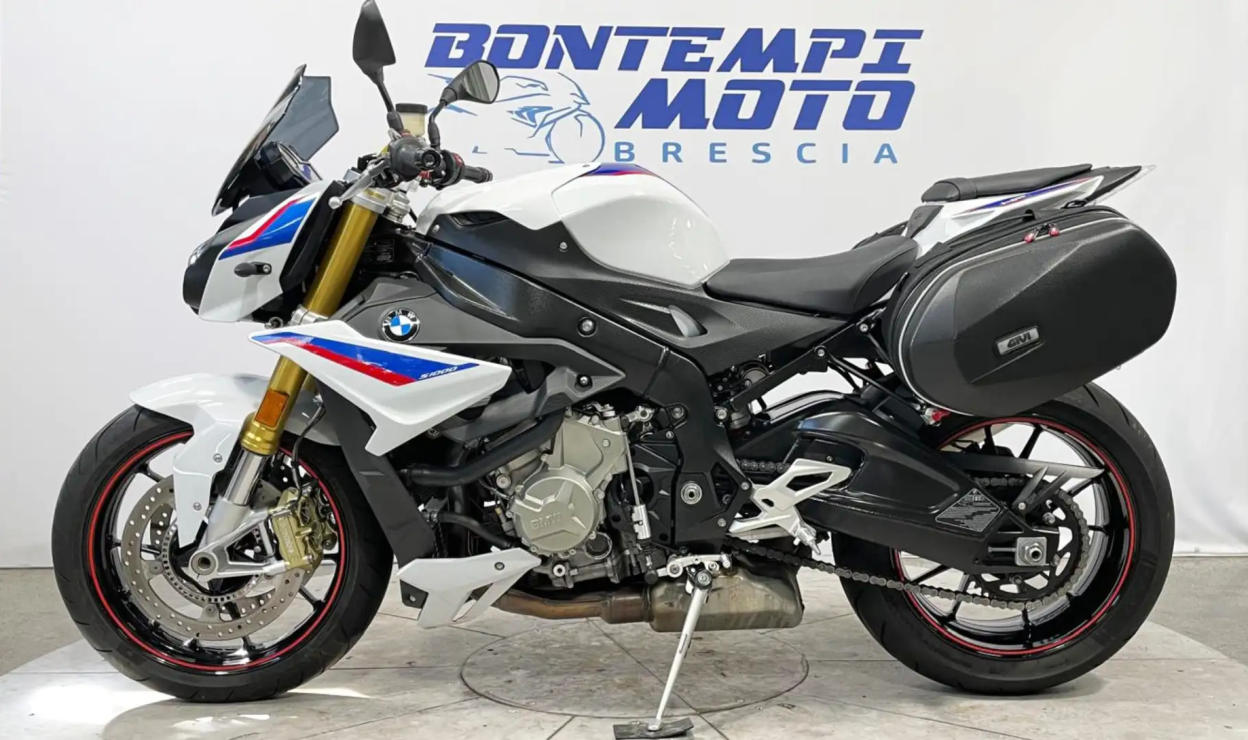 BMW S 1000 R 2020 + BORSE LATERALI + AKRAPOVIC Bianco - 2