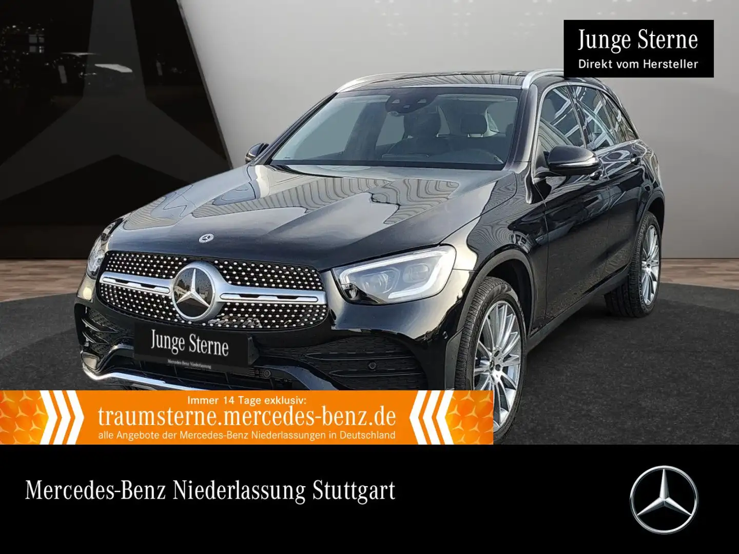 Mercedes-Benz GLC 300 e 4M AMG+MULTIBEAM+FAHRASS+BURMESTER+9G Schwarz - 1