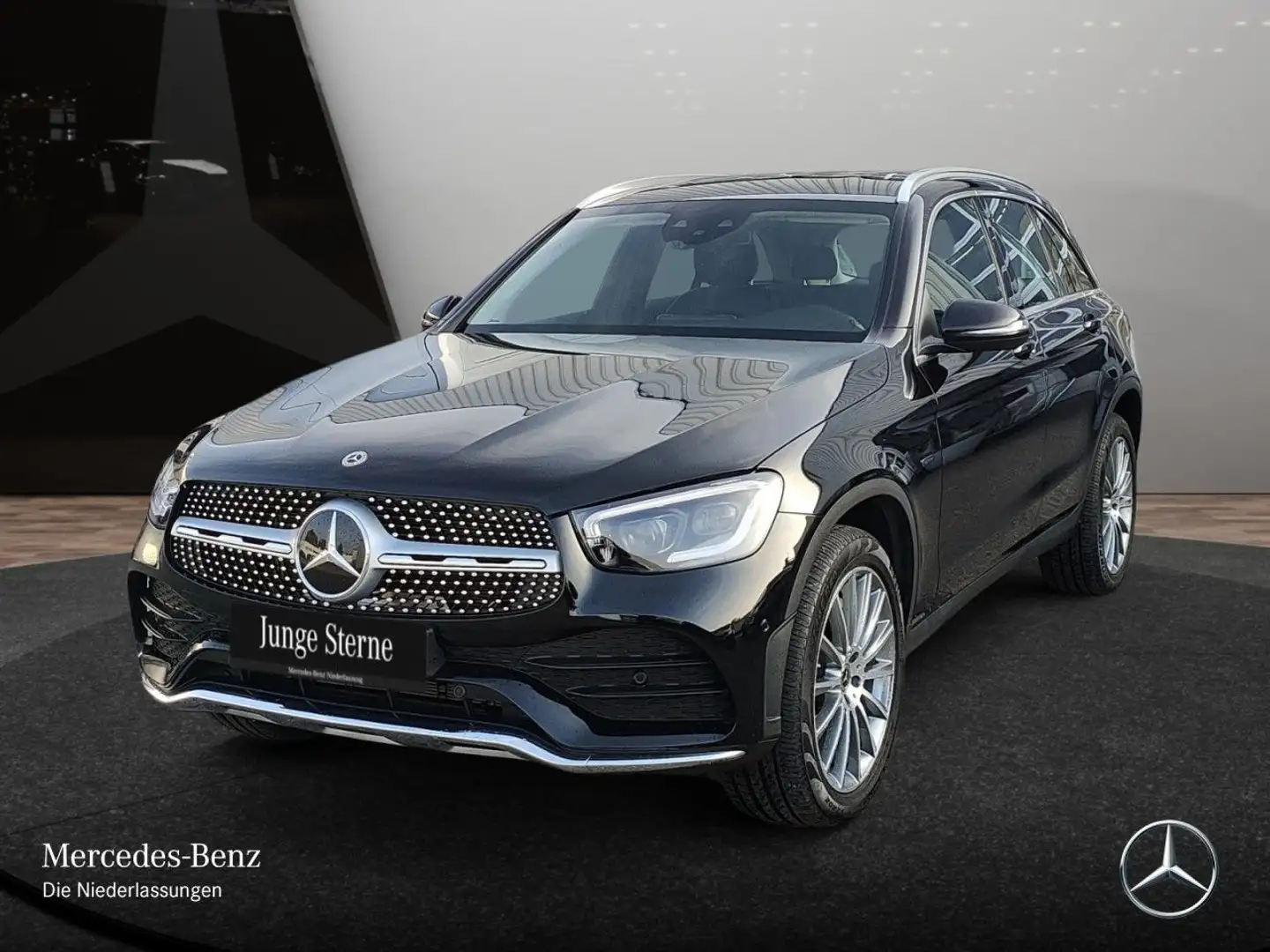 Mercedes-Benz GLC 300 e 4M AMG+MULTIBEAM+FAHRASS+BURMESTER+9G Schwarz - 2