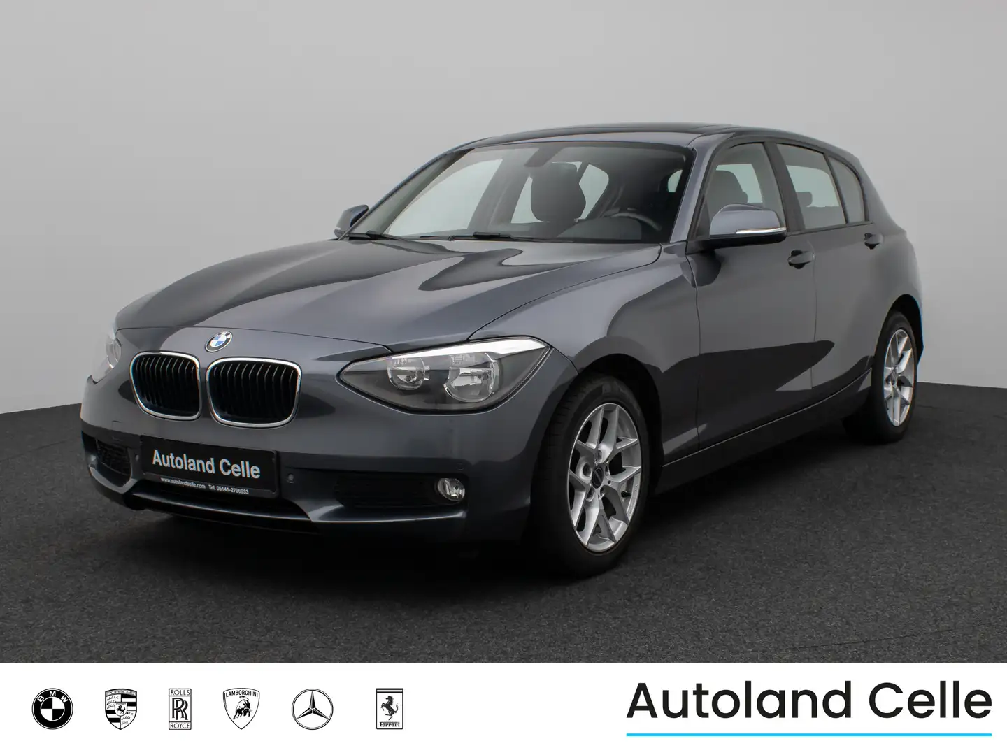 BMW 116 Advantage Paket Plus Glasdach AHK PDC Navi Grau - 1
