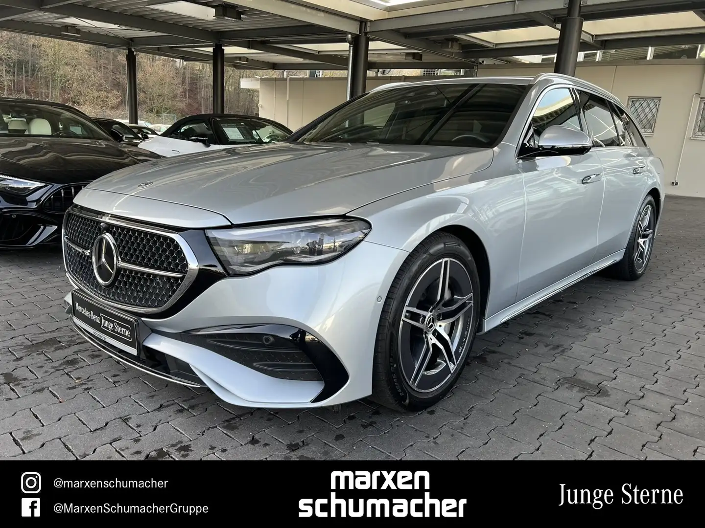 Mercedes-Benz E 300 E 300 de 4M T AMG Burm4D+DIGITAL+360°+Distro+Win Silber - 1