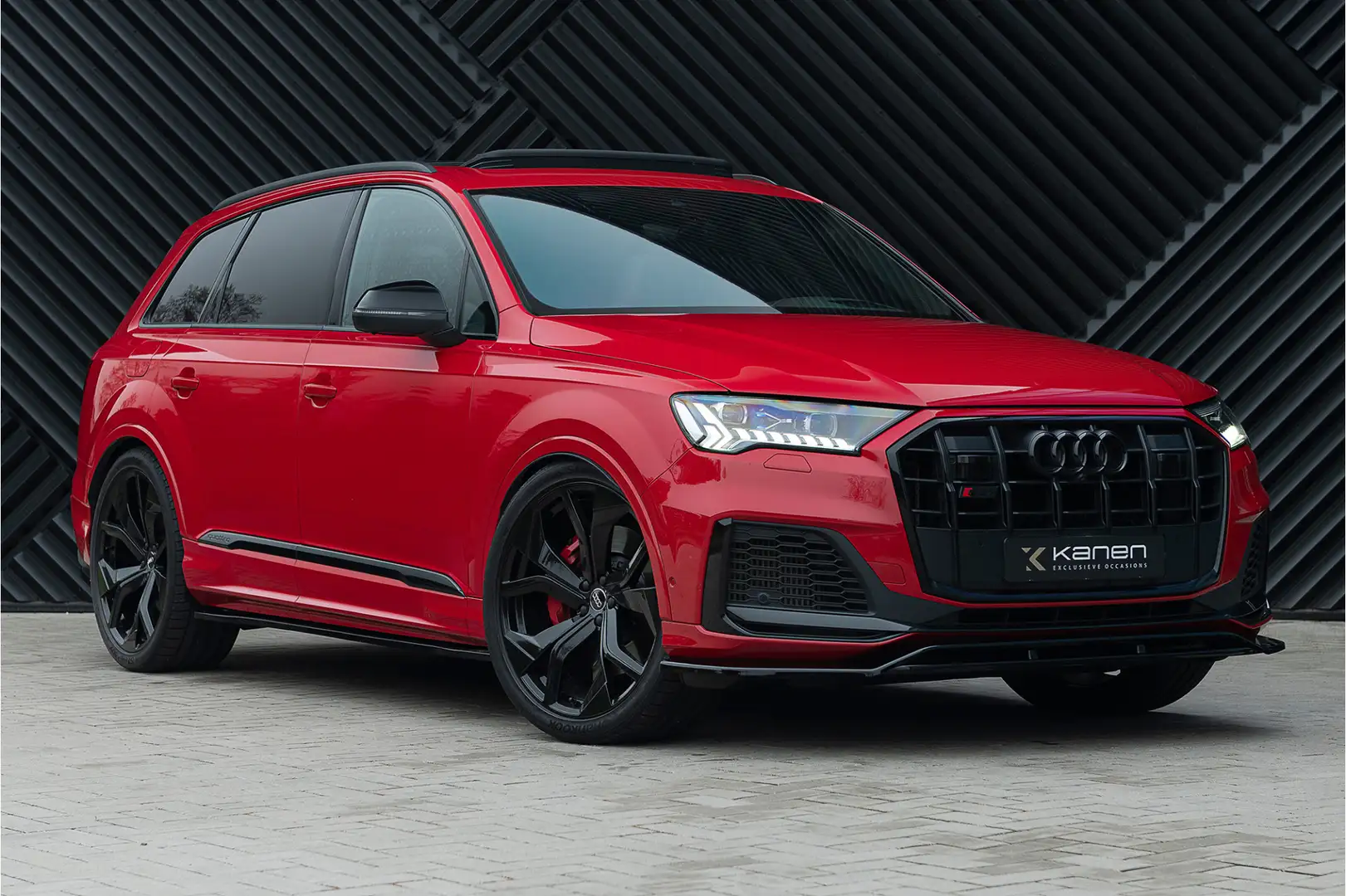 Audi SQ7 4.0 TFSI SQ7 quattro 7p ACC Matrix Pano 4wielbest. Red - 1