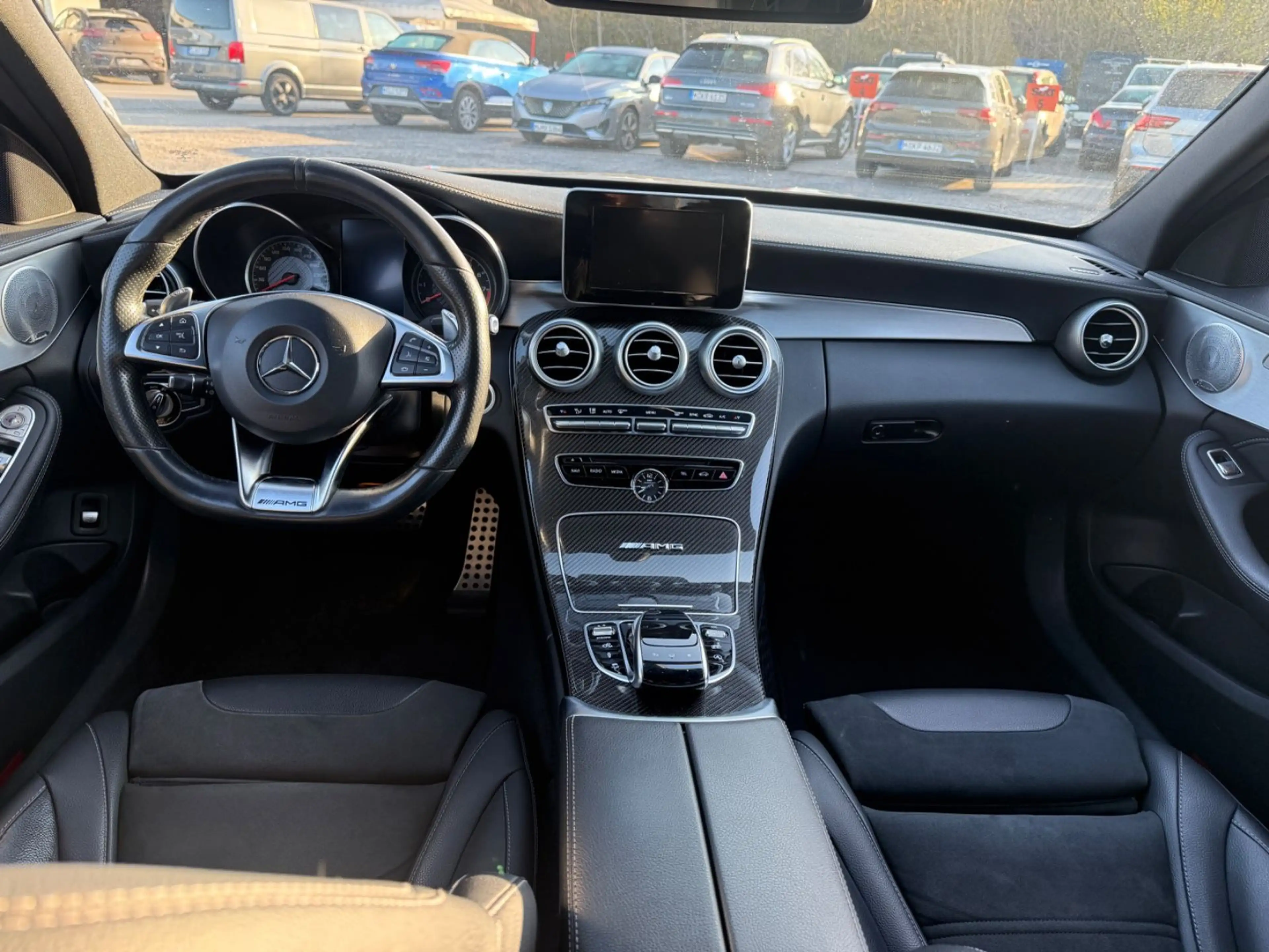 Mercedes-Benz C 63 AMG T Carbon Drivers Package Burmester — photo 11