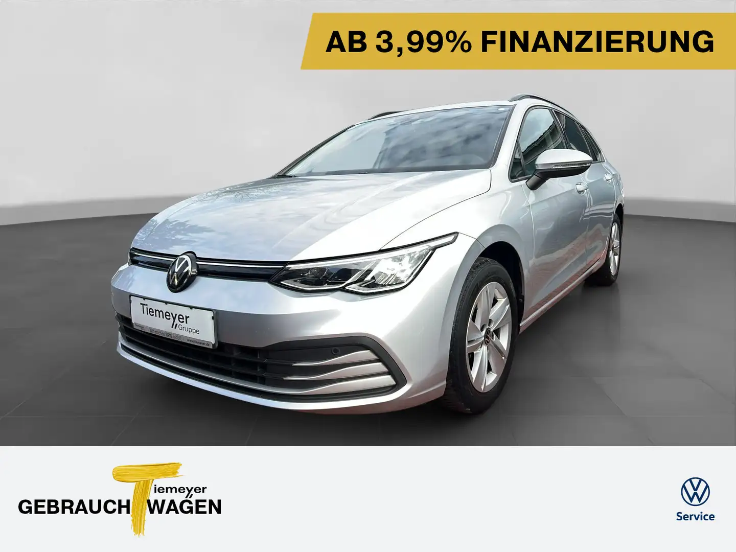 Volkswagen Golf Variant 2.0 TDI DSG AHK VW-GARANTIE-2027 Silber - 1