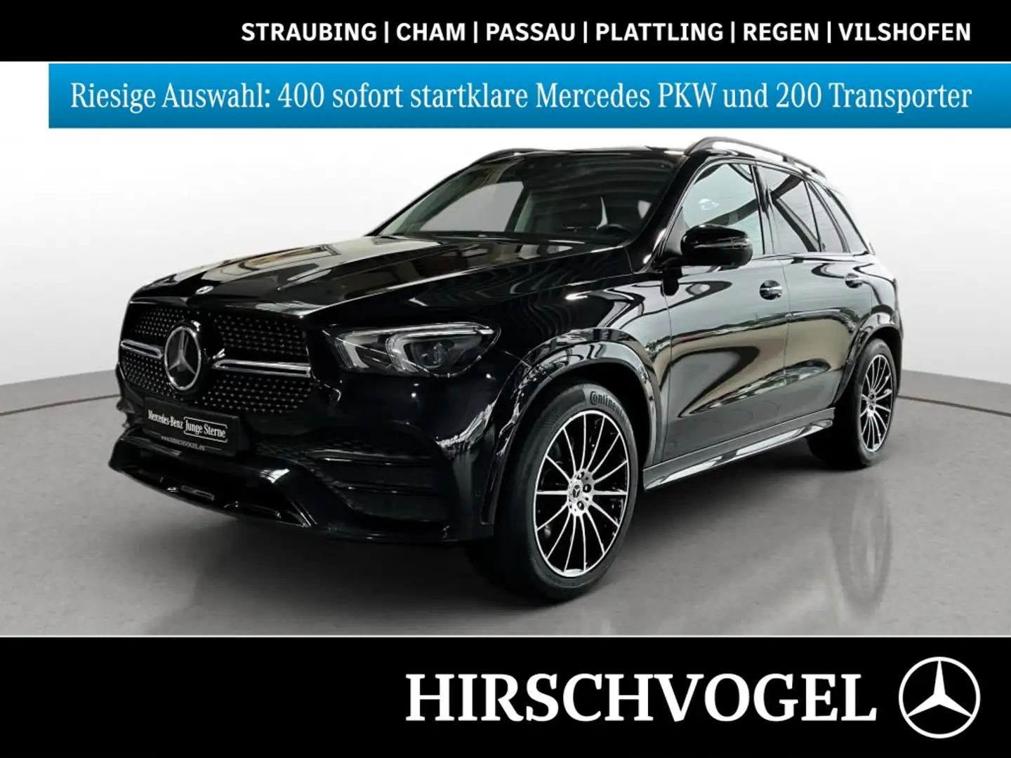 Mercedes-Benz GLE 580 4M AMG-Line+Night+AIRMATIC+AHK+DISTR+HUP Schwarz - 1