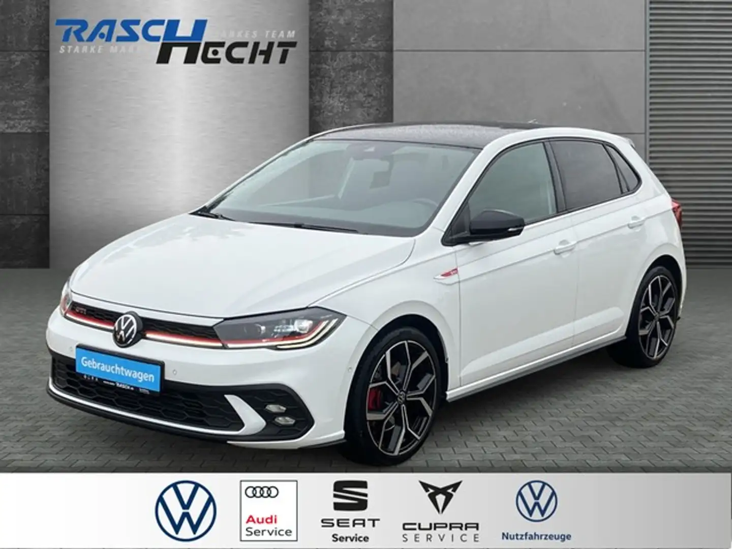 Volkswagen Polo GTI 2.0 TSI DSG*LED*NAVI*SHZ* Blanc - 1