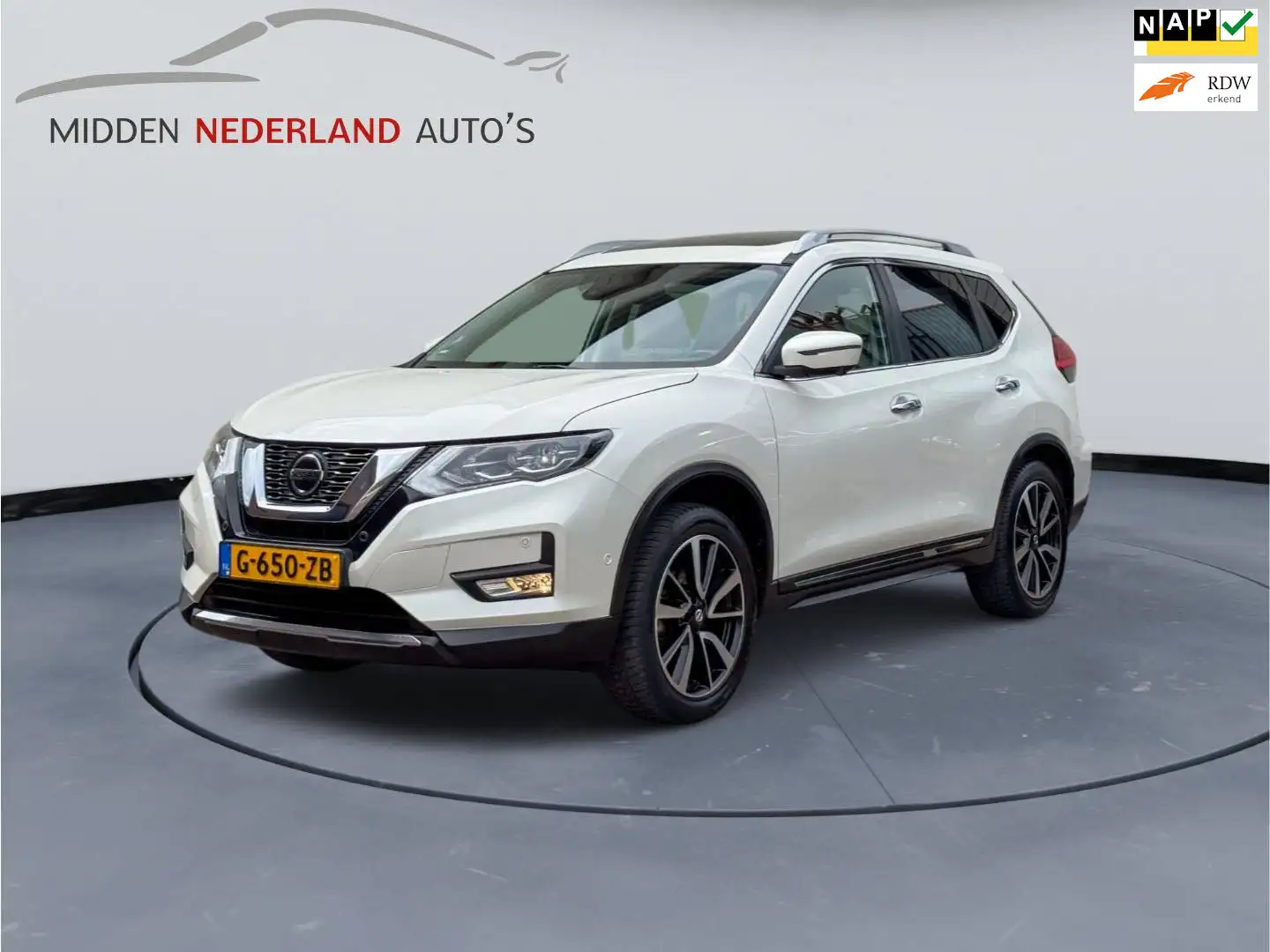 Nissan X-Trail 1.3 DIG-T Tekna * LEER * PANORAMA DAK * AUTOMAAT * Wit - 1