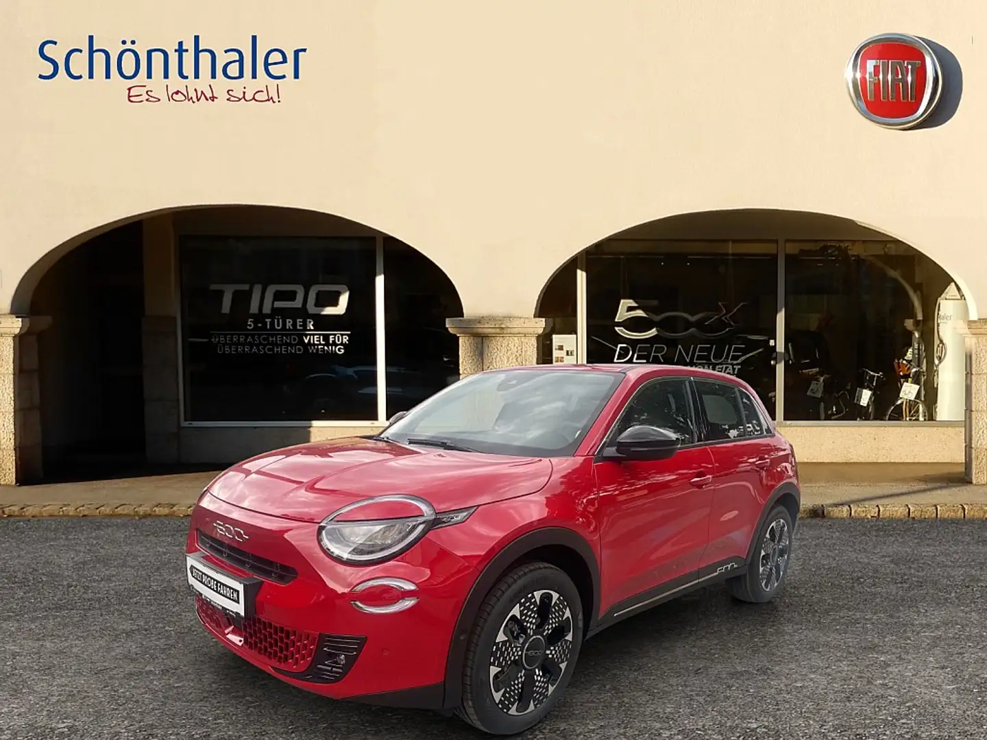 Fiat 600 Hybrid 145 6-Gang eDCT La Prima Rood - 1