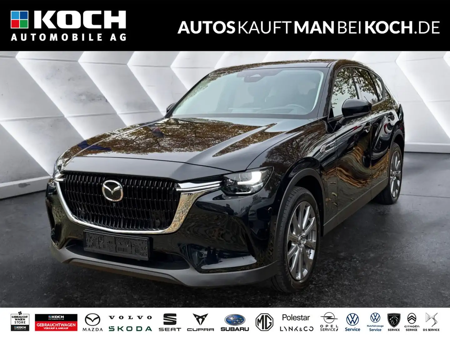 Mazda CX-60 e-SKYACTIV PHEV EXCLUSIVE-LINE PANO STDHz! Schwarz - 1